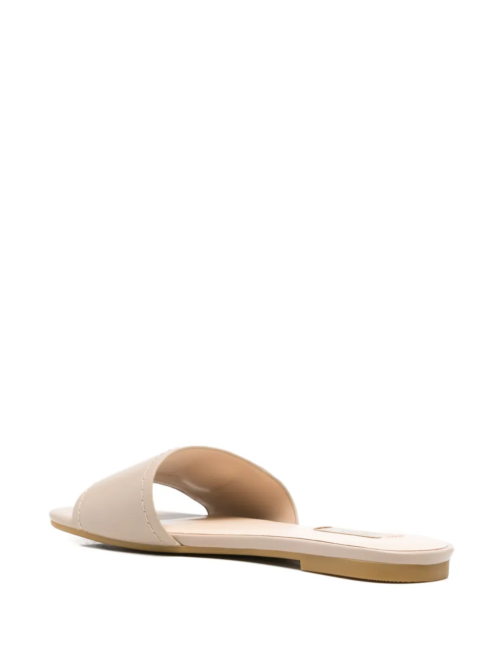 LIU JO Sandy sandalen met logoplakkaat Beige