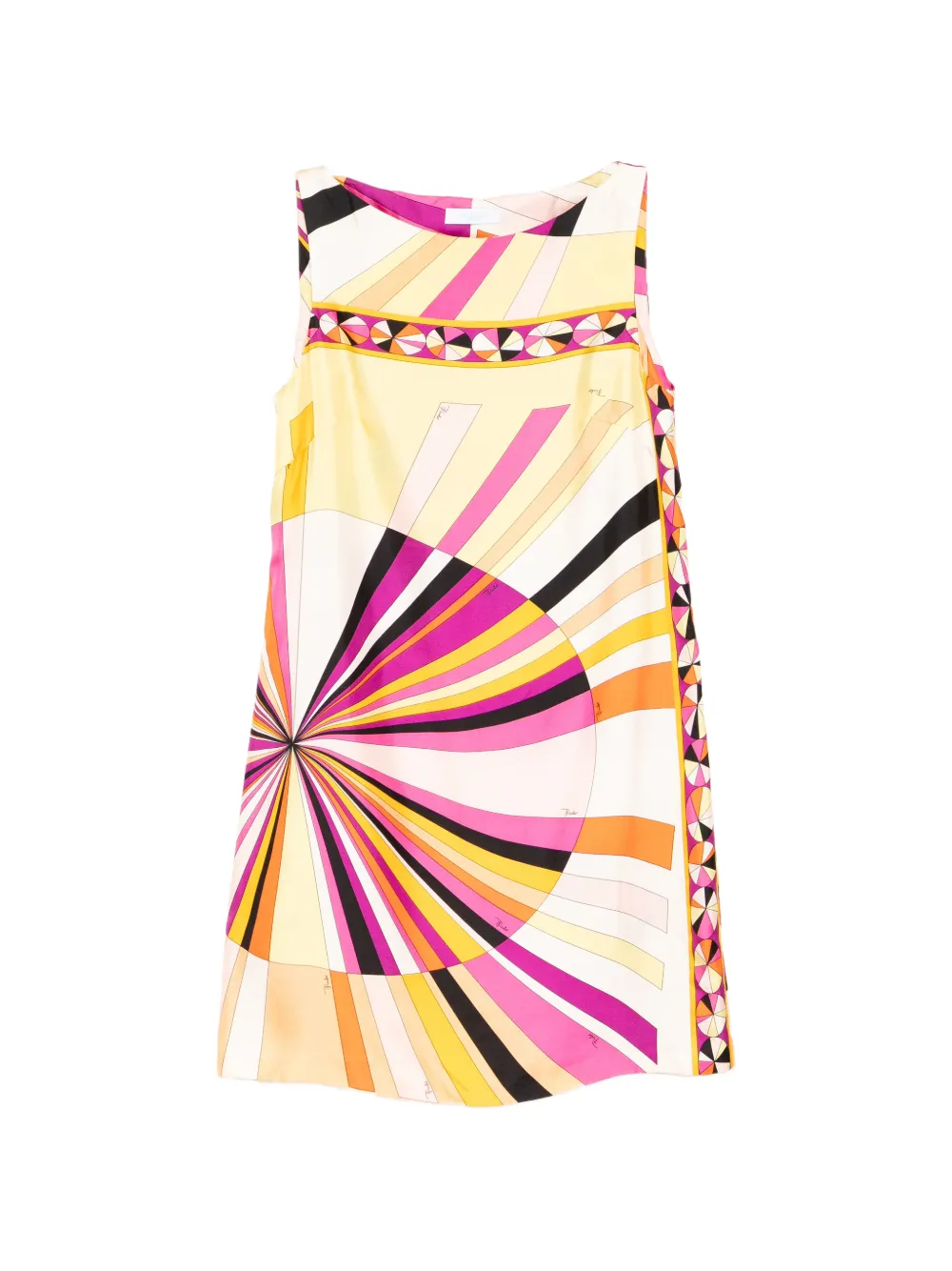 PUCCI Pre-Owned 1960s geometric-print dress - Rosa
