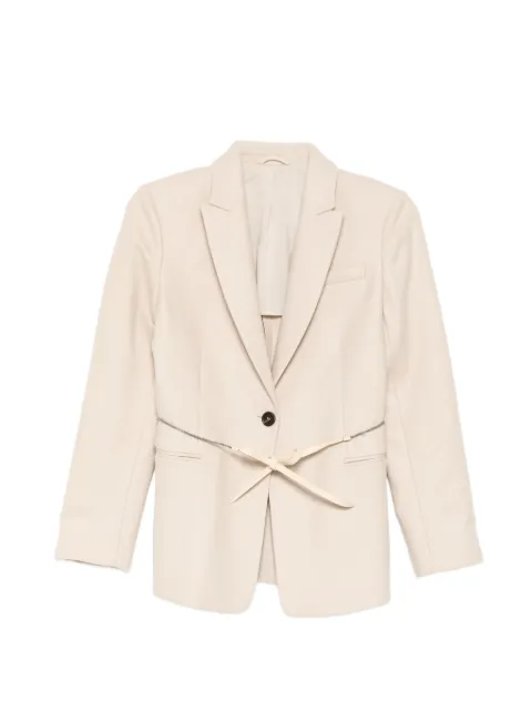 Brunello Cucinelli Vintage blazer con cadena Monili