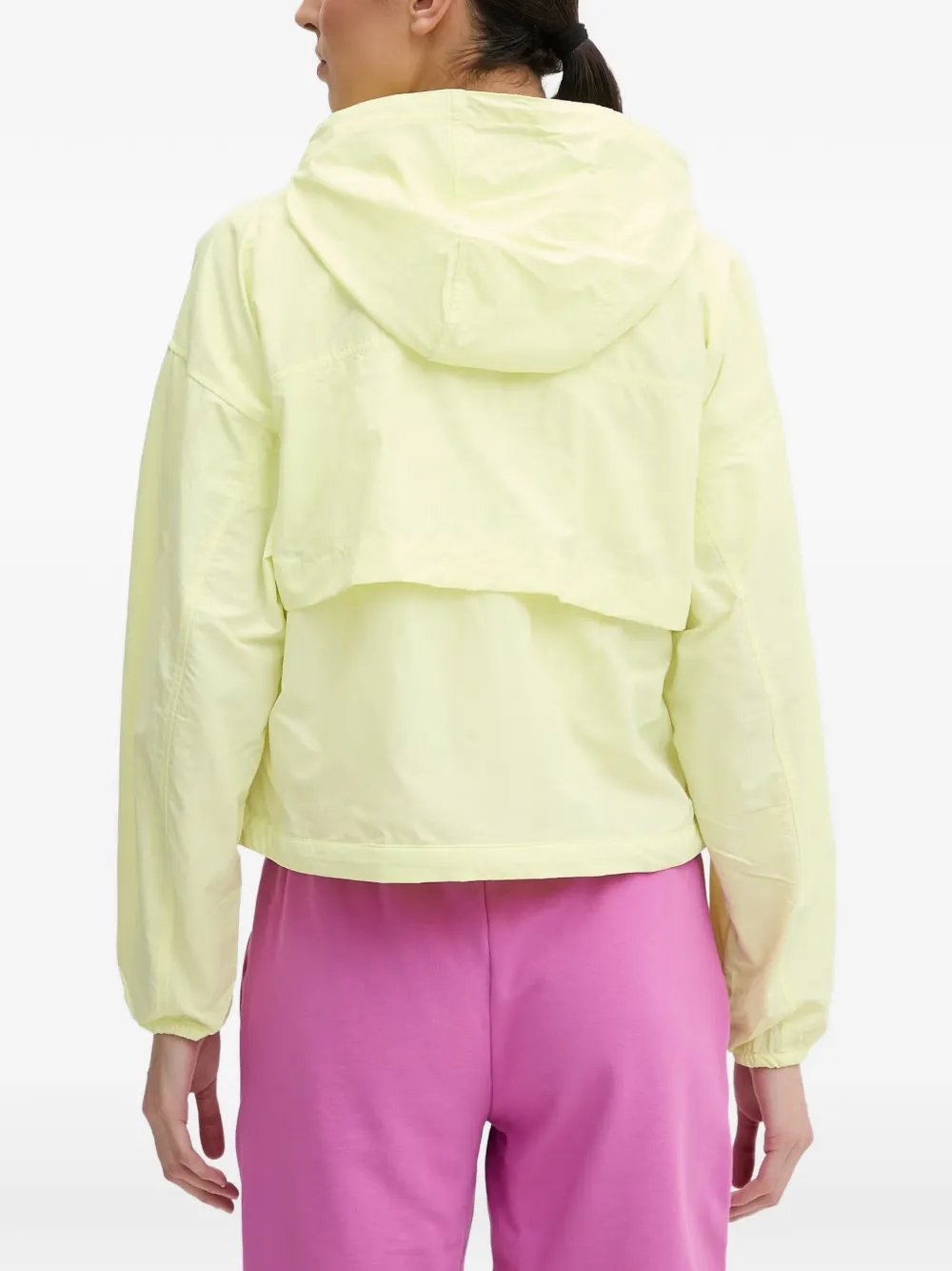 Columbia Spire Valley cropped windjack met capuchon Geel