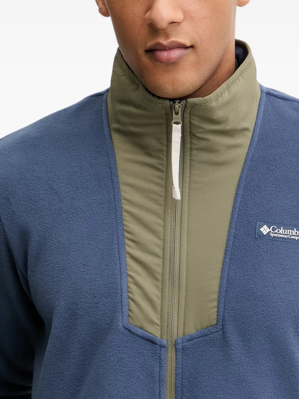 Columbia Sportswear Sequoia Grove jack met logo-patch en rits Blauw