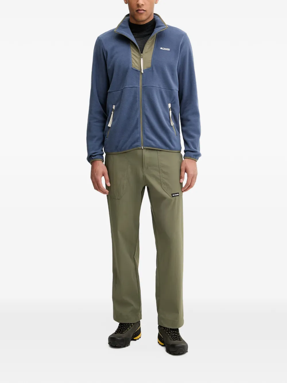 Columbia Sportswear Sequoia Grove jack met logo-patch en rits Blauw