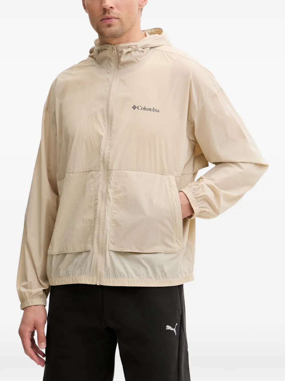 Columbia Giacca a vento Street Heights™ con cappuccio e zip - Toni neutri