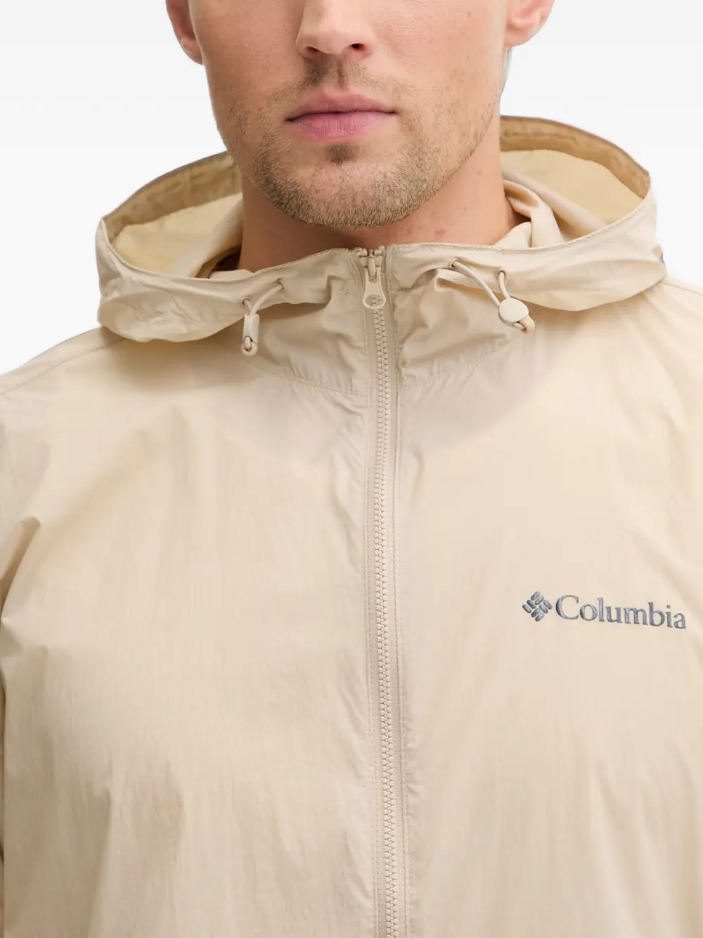 Columbia Street Heights™ windjack met capuchon en rits Beige