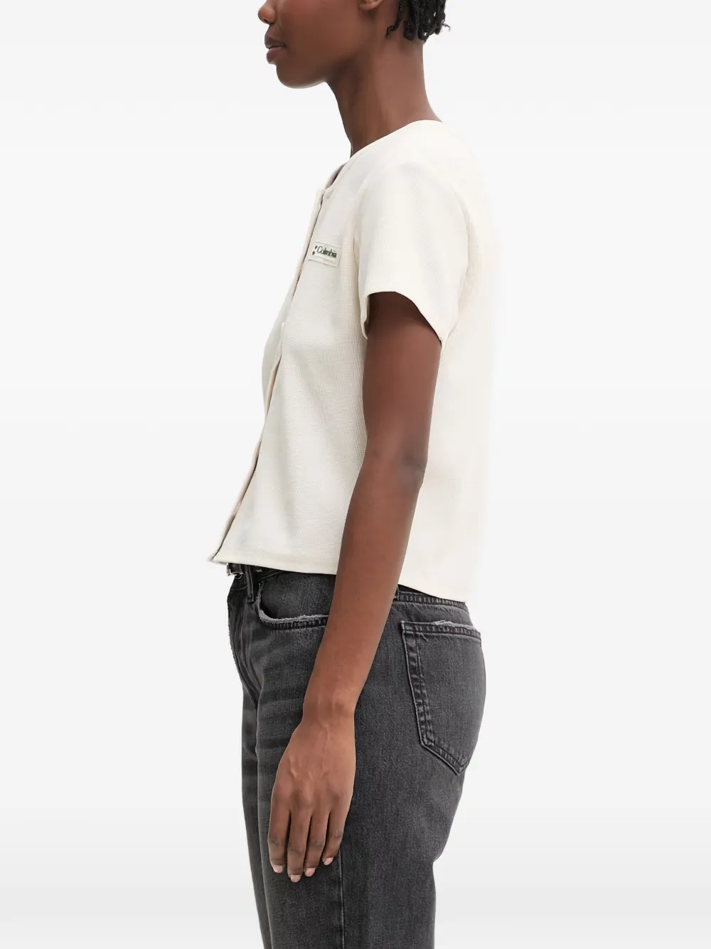 Columbia T-shirt met logopatch Beige