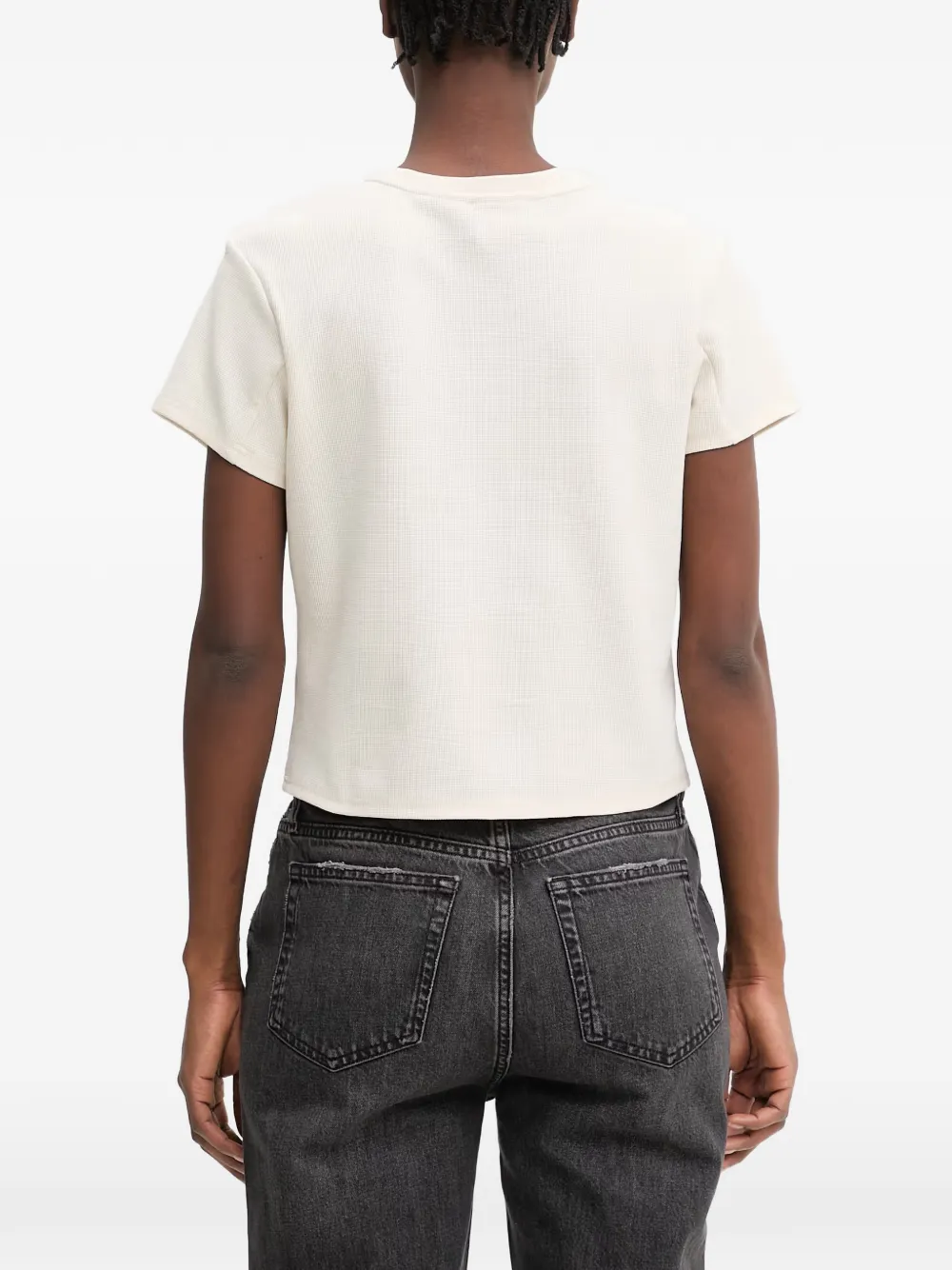 Columbia T-shirt met logopatch Beige