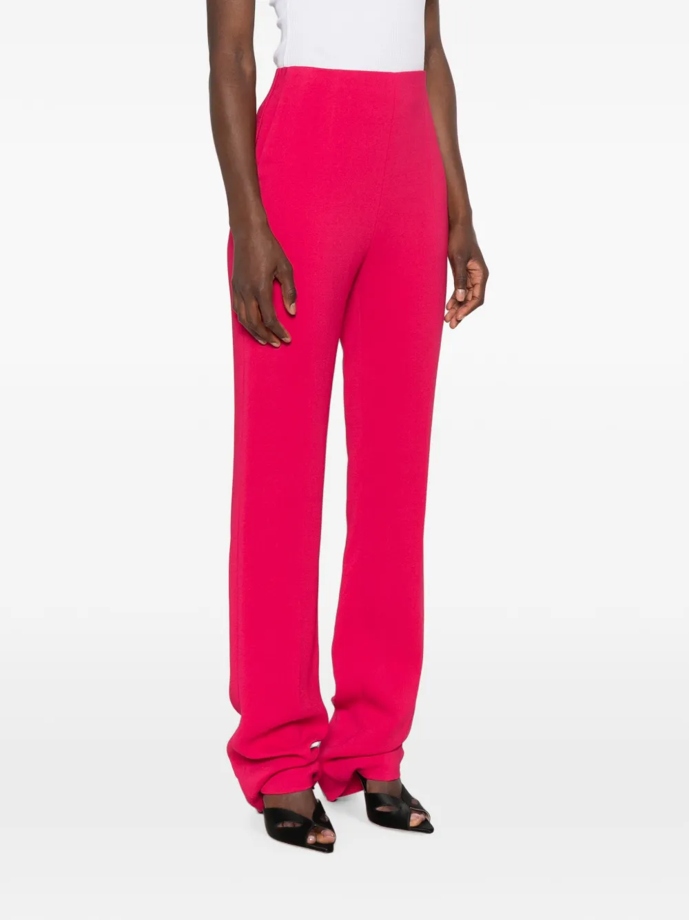 Valentino Garavani High waist straight broek Roze