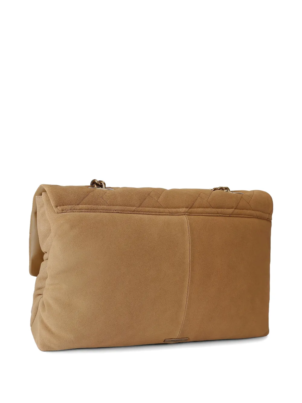 Kurt Geiger London Grote Kensington gewatteerde suède shopper Bruin