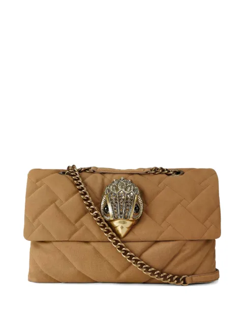 Kurt Geiger London large Kensington quilted suede tote bag