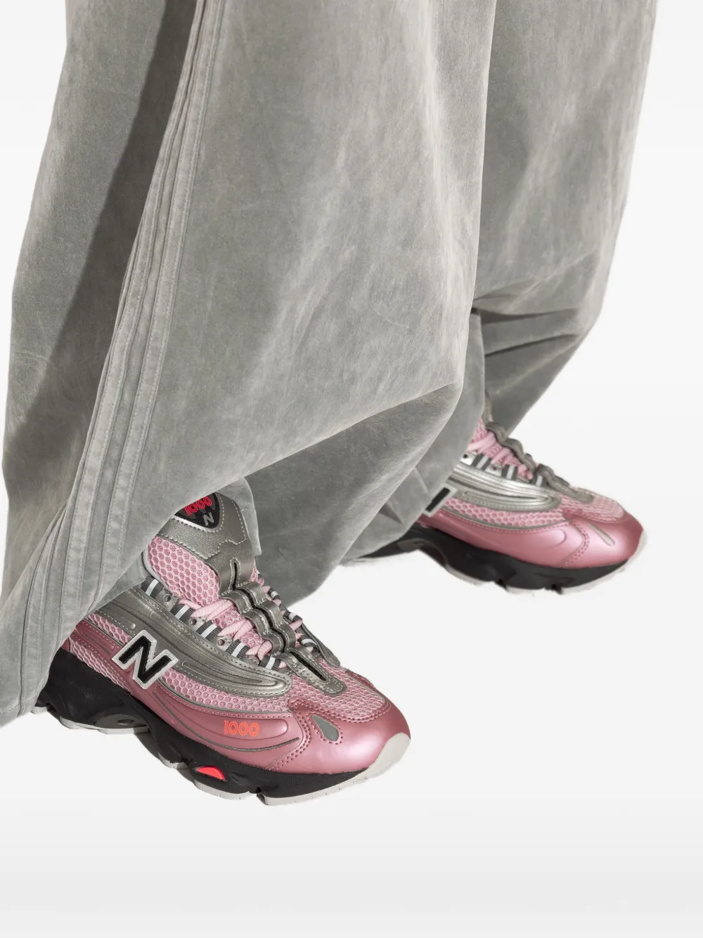 New Balance 1000 sneakers met mesh vlak Roze