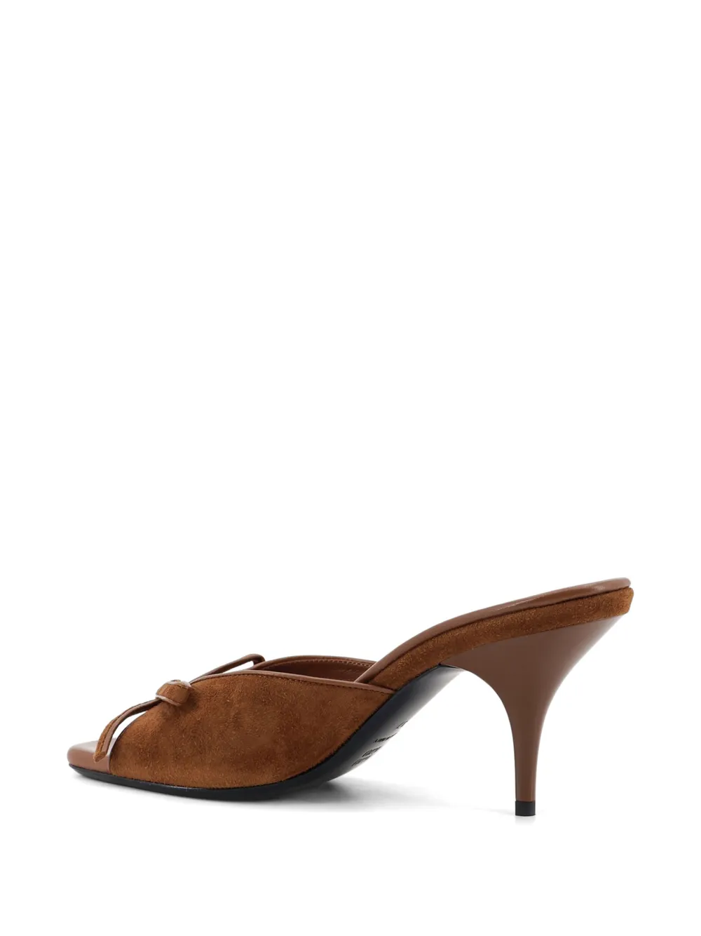 Miu bow-detail suede sandals Bruin
