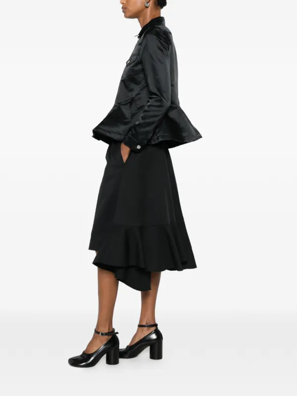 Comme Des Garçons Comme Des Garçons ペプラム ジャケット | ブラック 