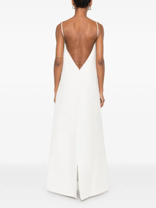 calvin klein open back dress Calvin Klein ICONIC OPEN BACK DRESS - Jumper dress - black