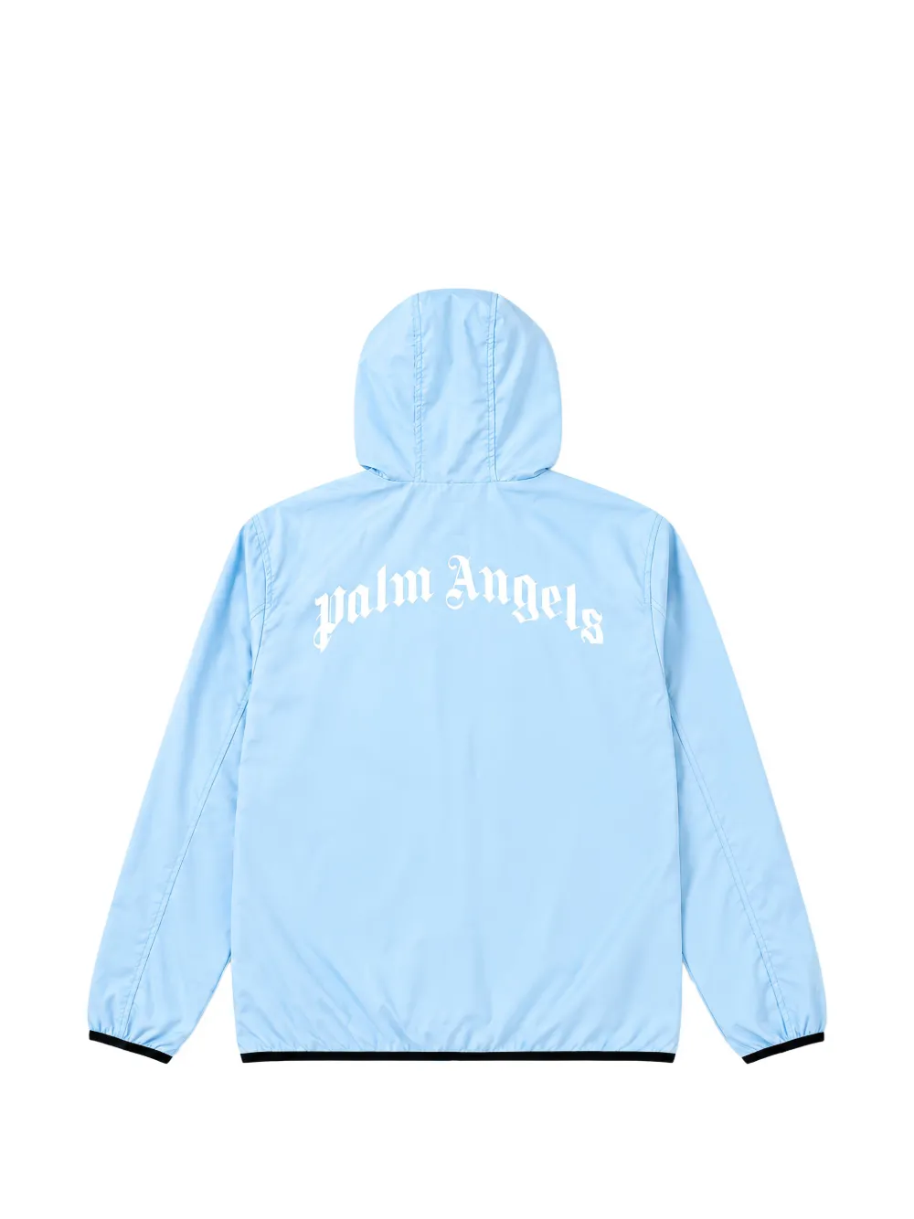 Palm Angels Kids Windjack met logoprint Blauw
