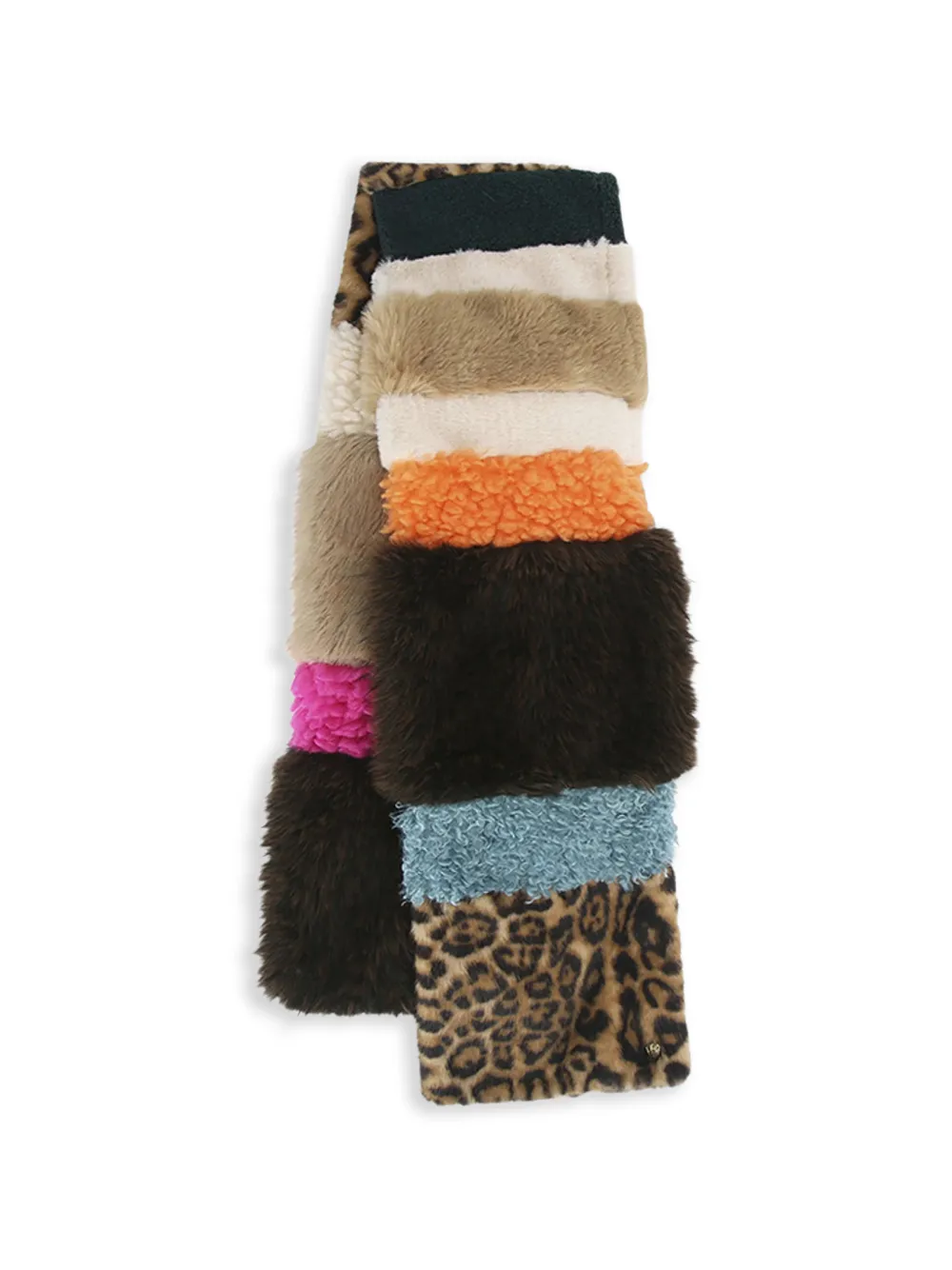 Kurt Geiger London Poppy leopard-print scarf - Marrone