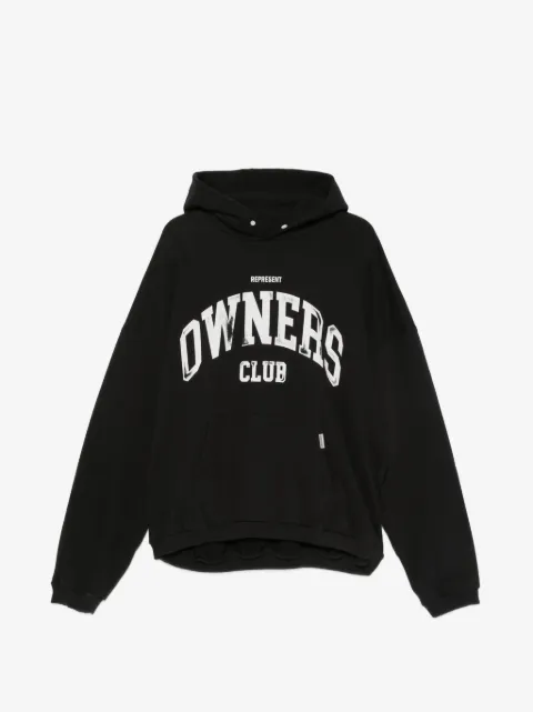 Represent Owners logo-print hoodie