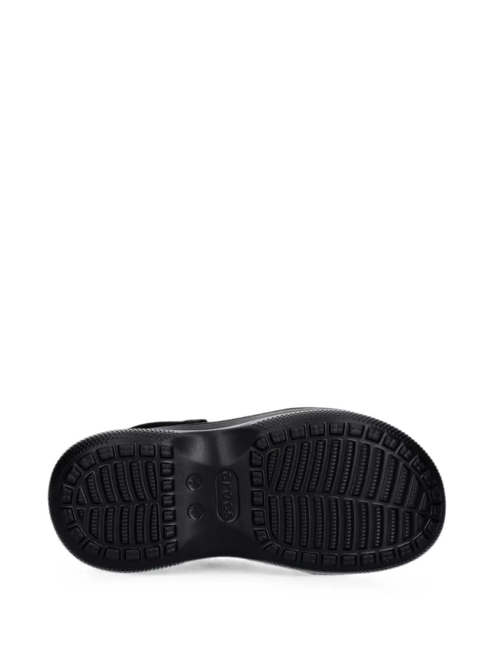 Crocs Klompen met plateauzool en geperforeerde details Zwart