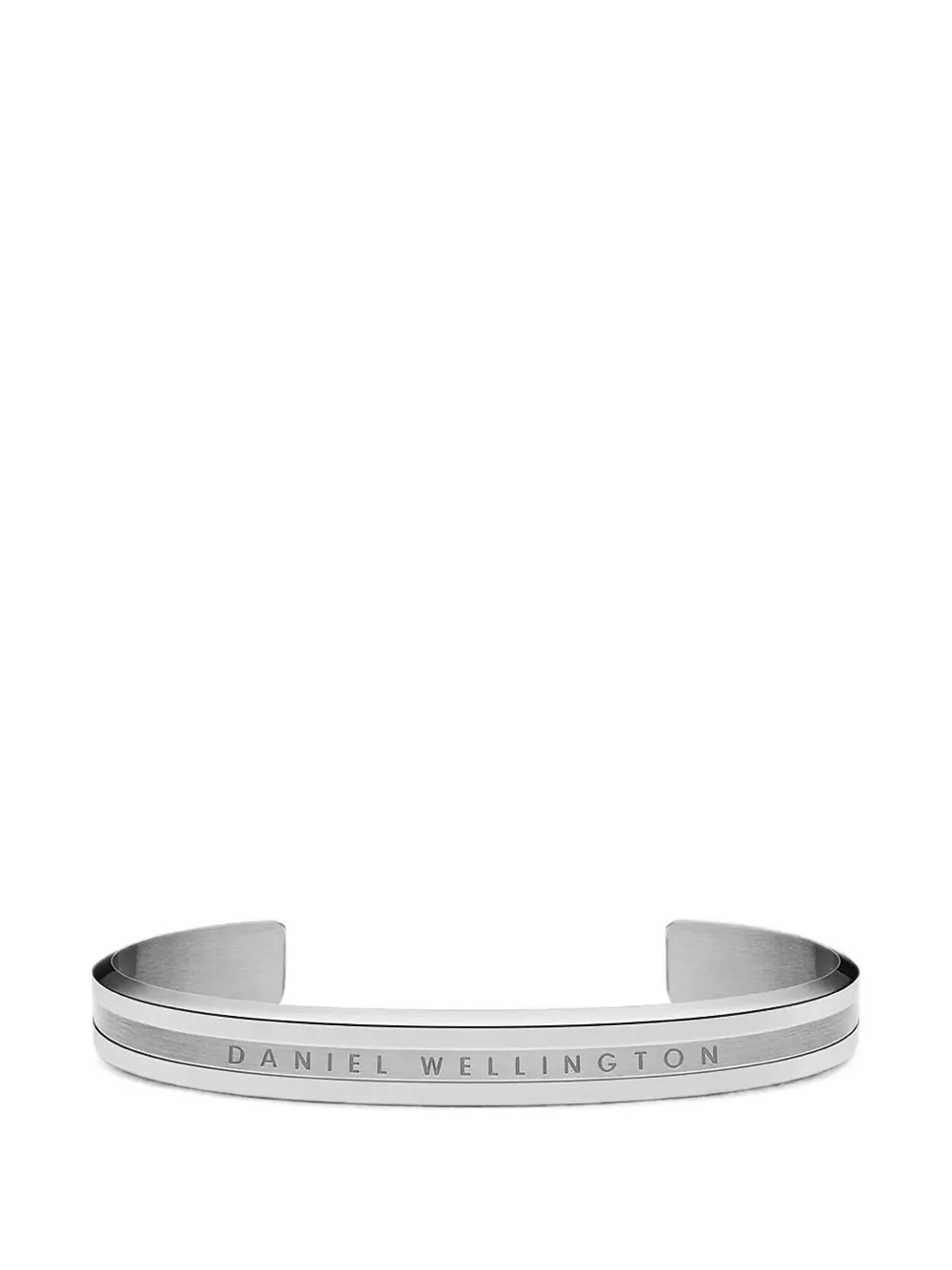 Daniel Wellington Elan engraved logo-cuff bracelet - Argento
