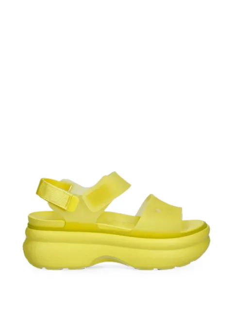 Crocs Soho Frosted Y Strap platform sandals