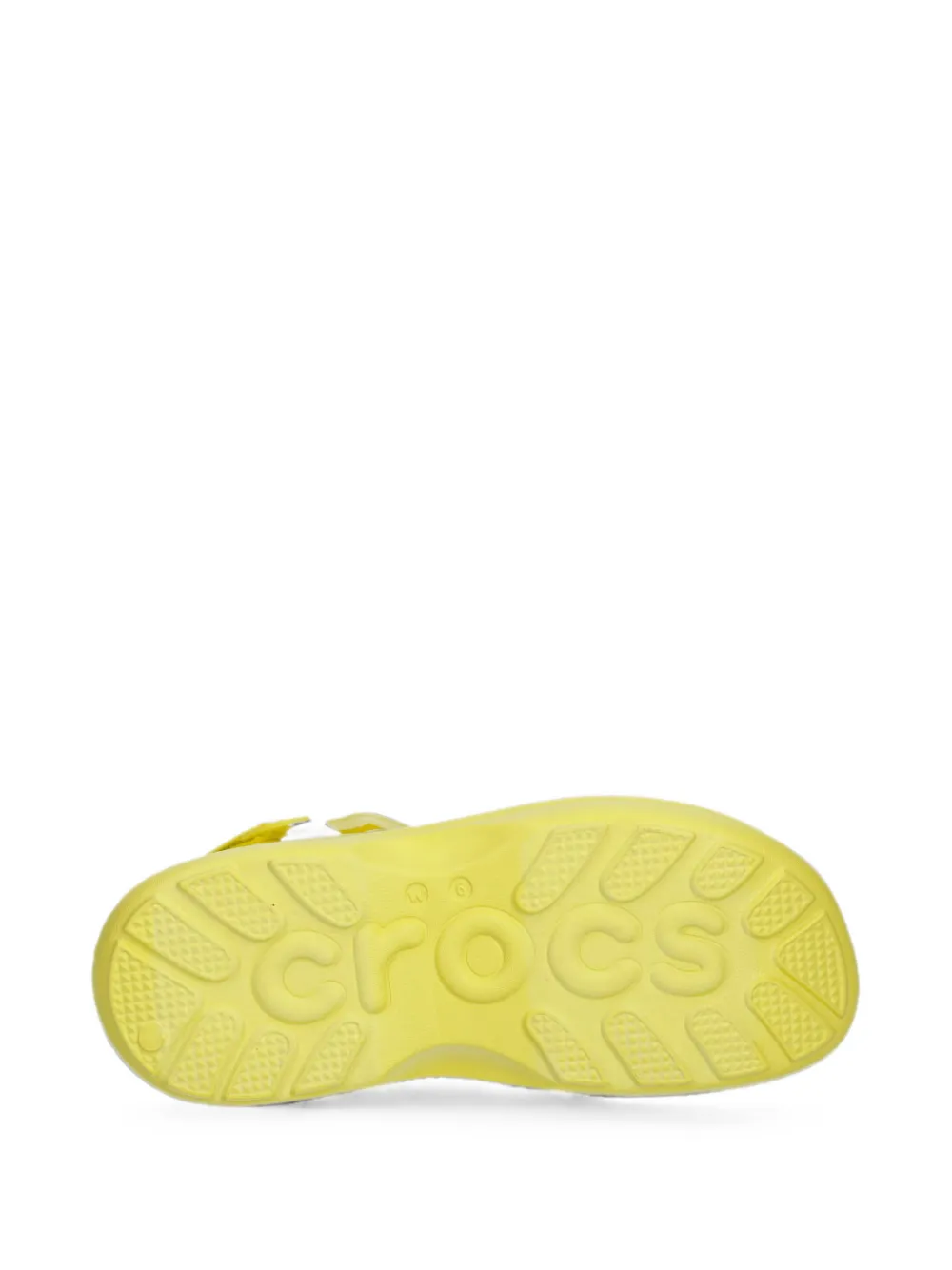 Crocs Soho Frosted Y Strap sandalen met plateauzool Geel