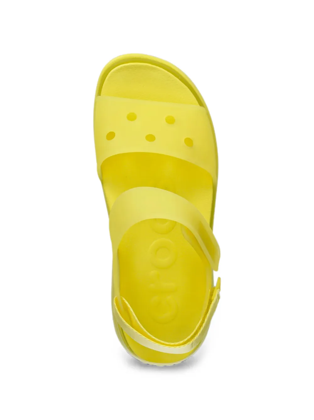 Crocs Soho Frosted Y Strap sandalen met plateauzool Geel