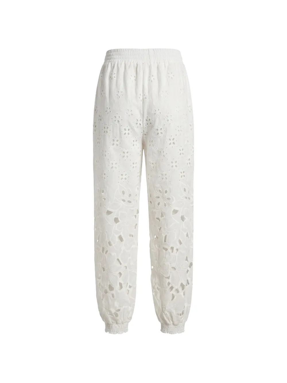 Ermanno Scervino Broderie-anglaise trainingsbroek Wit