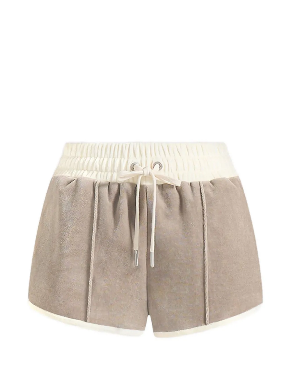 Manière De Voir Delina drawstring shorts - Toni neutri