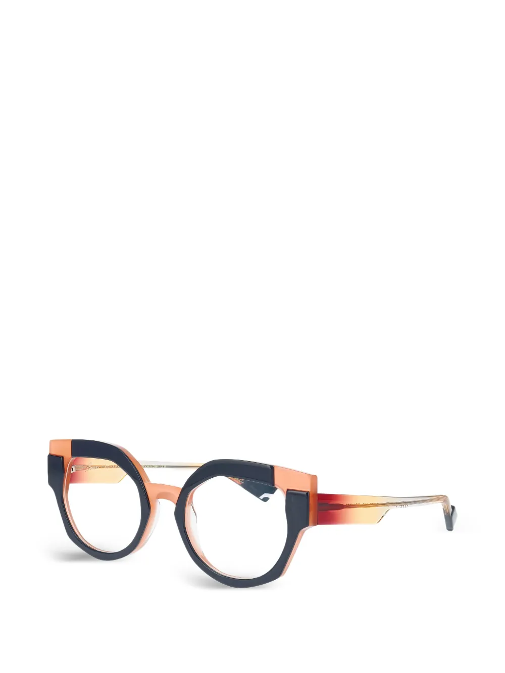 Face À Face Bocca Chance 1 geometric-frame glasses - Blu