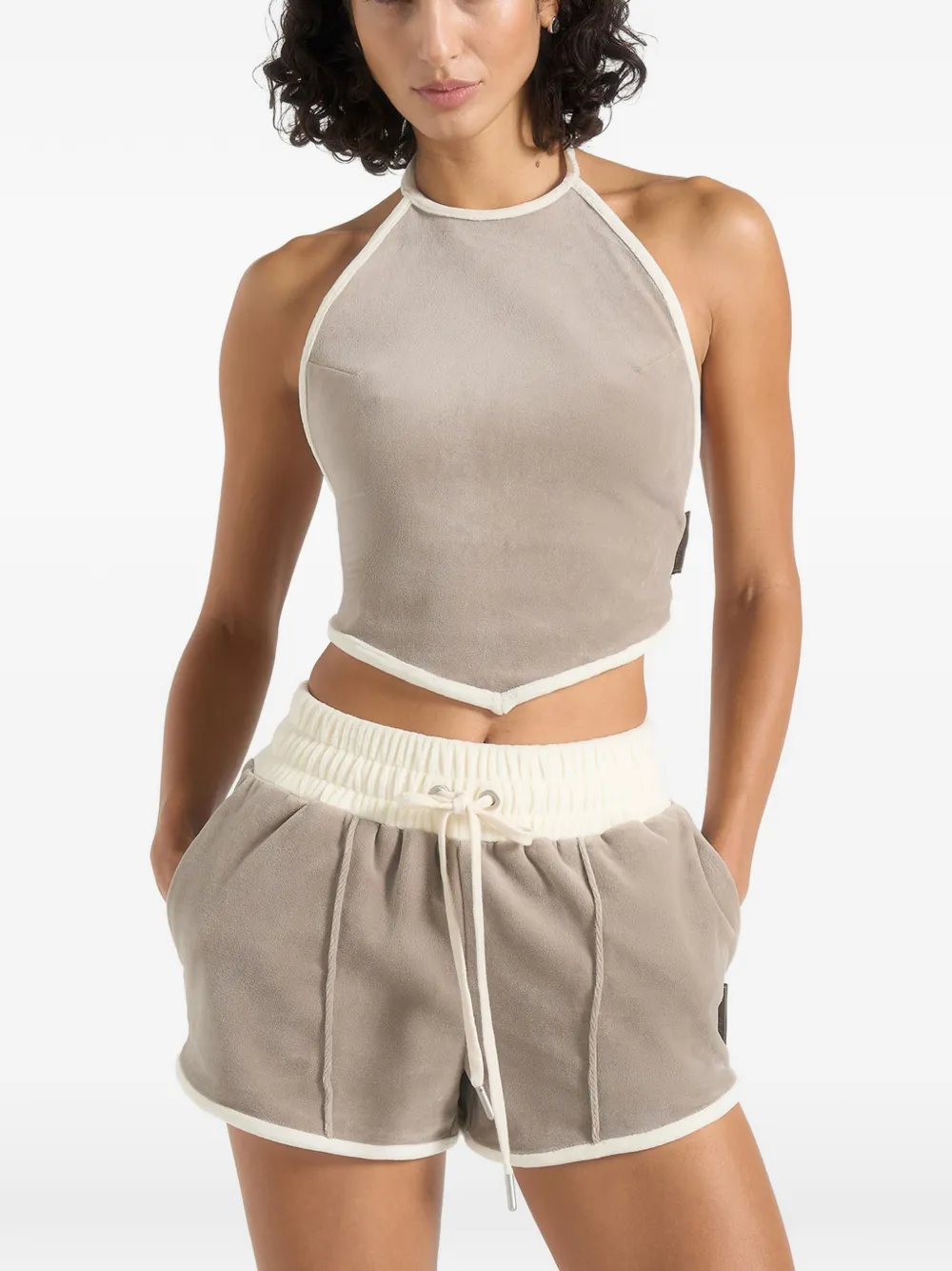Manière De Voir Malena sleeveless top - Toni neutri