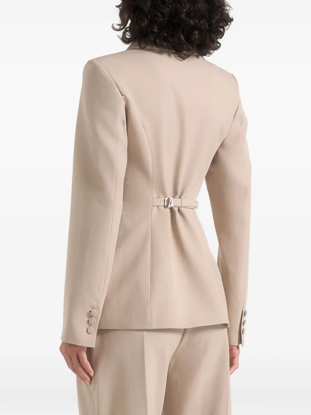 Manière De Voir Harper top met afneembare kraag Beige