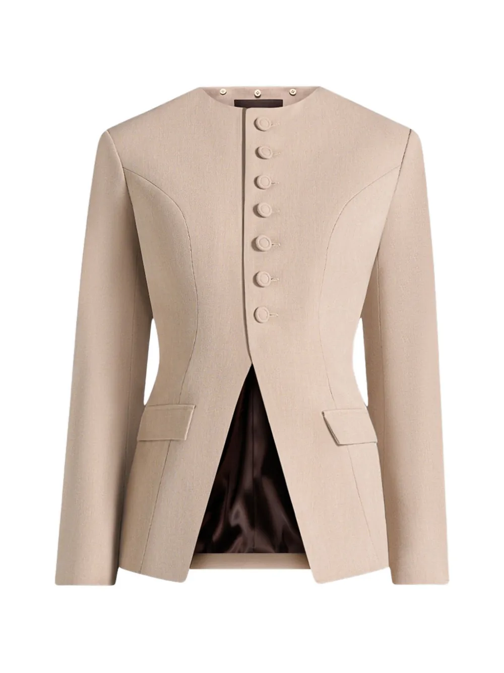 Manière De Voir Harper detachable-collar top - Toni neutri