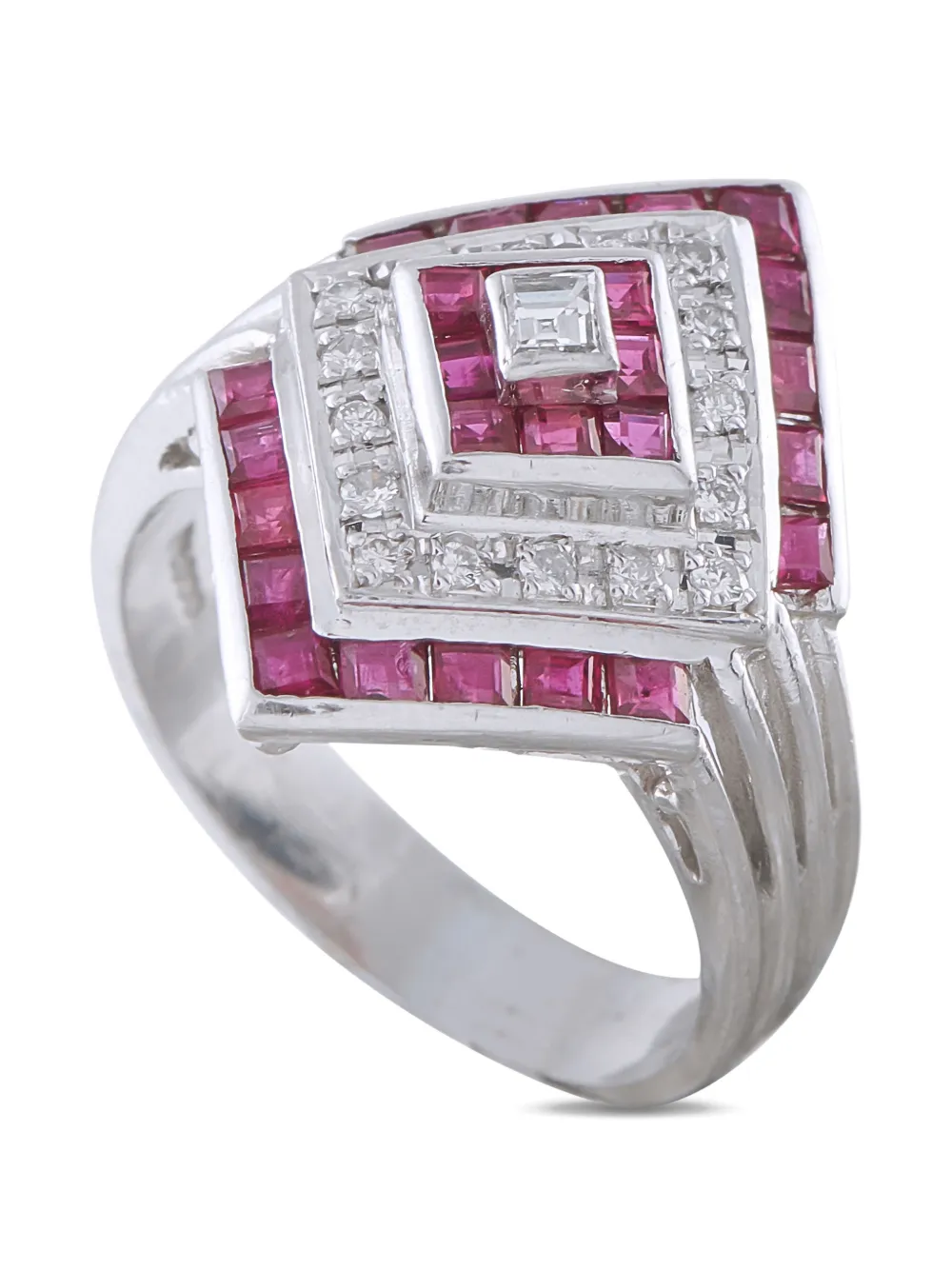LB Exclusive ruby and diamond ring - Argento