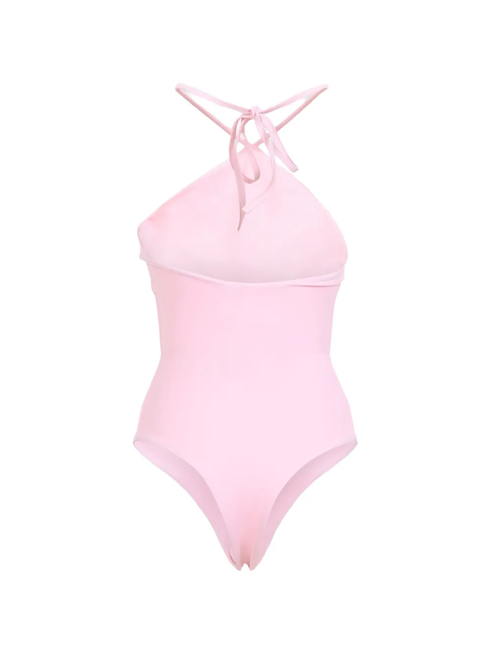 Jacquemus Bastide badpak met halternek Roze