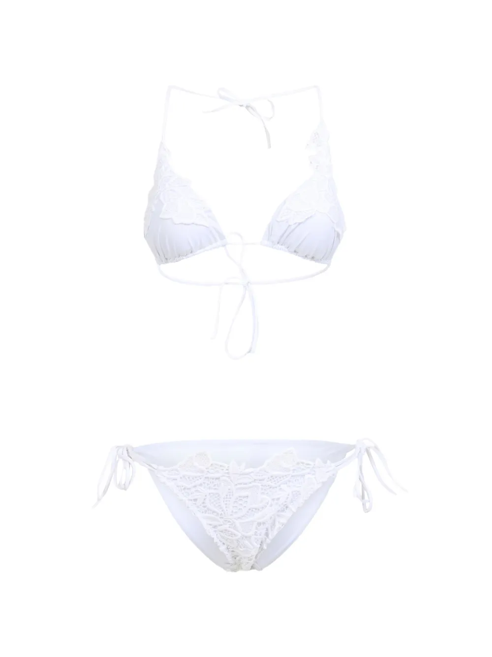 Ermanno Scervino triangle bikini - Bianco