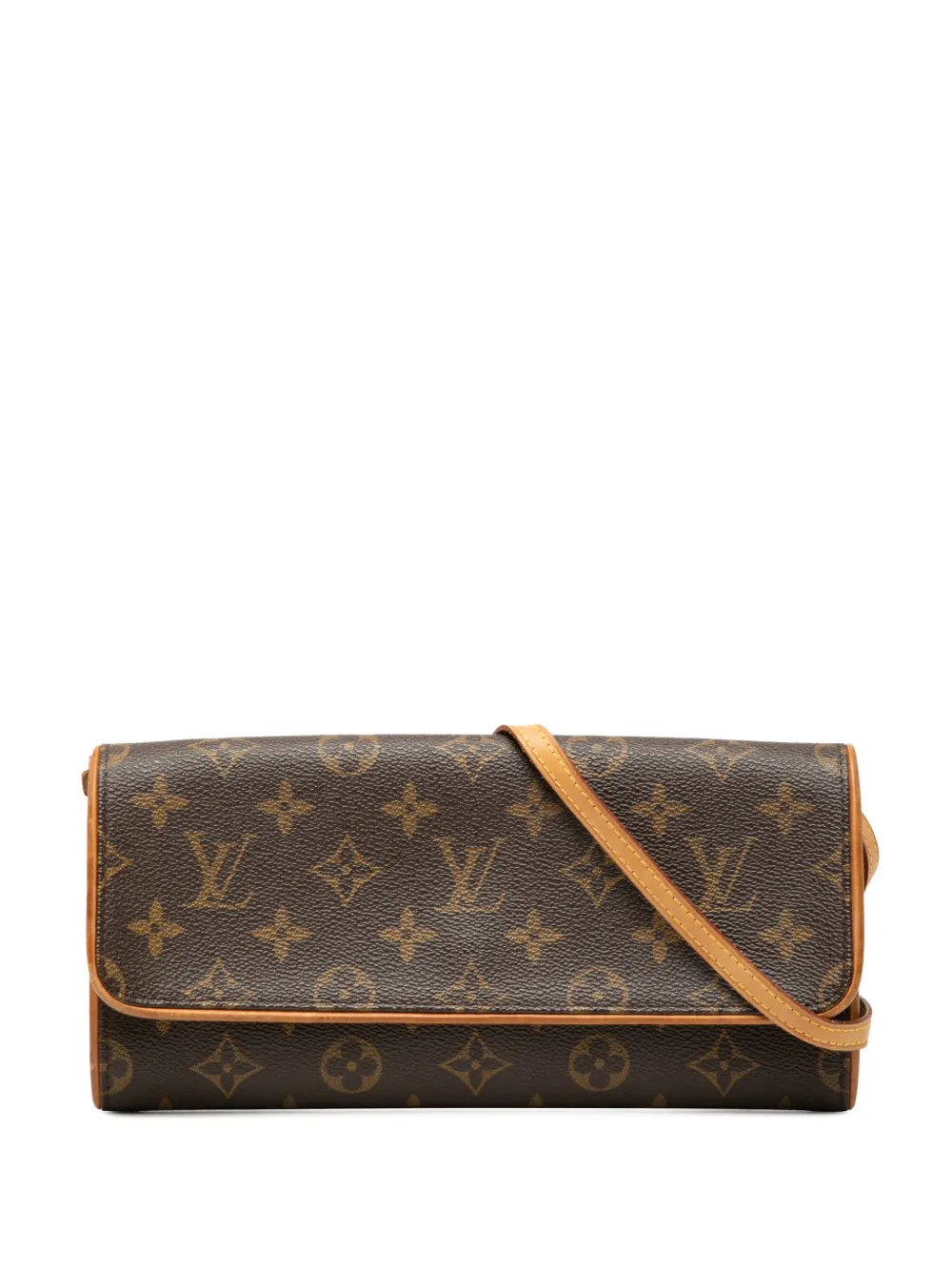 Louis Vuitton Pre-Owned 1999 Monogram Pochette Twin GM crossbody bag - Brown