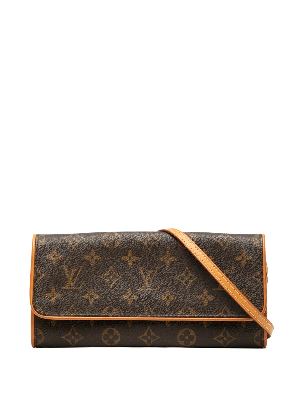 Louis Vuitton Pre-Owned 2000 Monogram Pochette Twin GM crossbody bag - Marrone