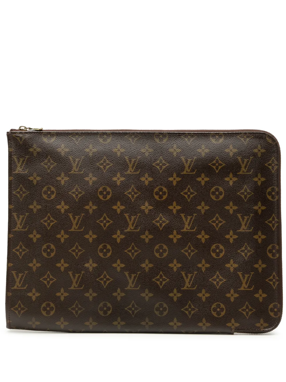 Louis Vuitton Pre-Owned 2002 Monogram Poche Documents Portfolio business bag - Marrone