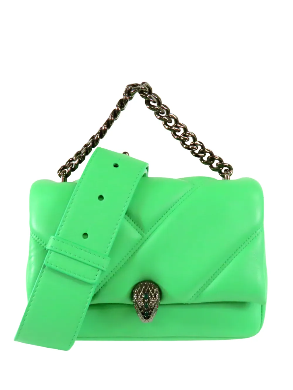 Bvlgari Pre-Owned 2020-2025 Mini Leather Serpenti Cabochon satchel - Verde