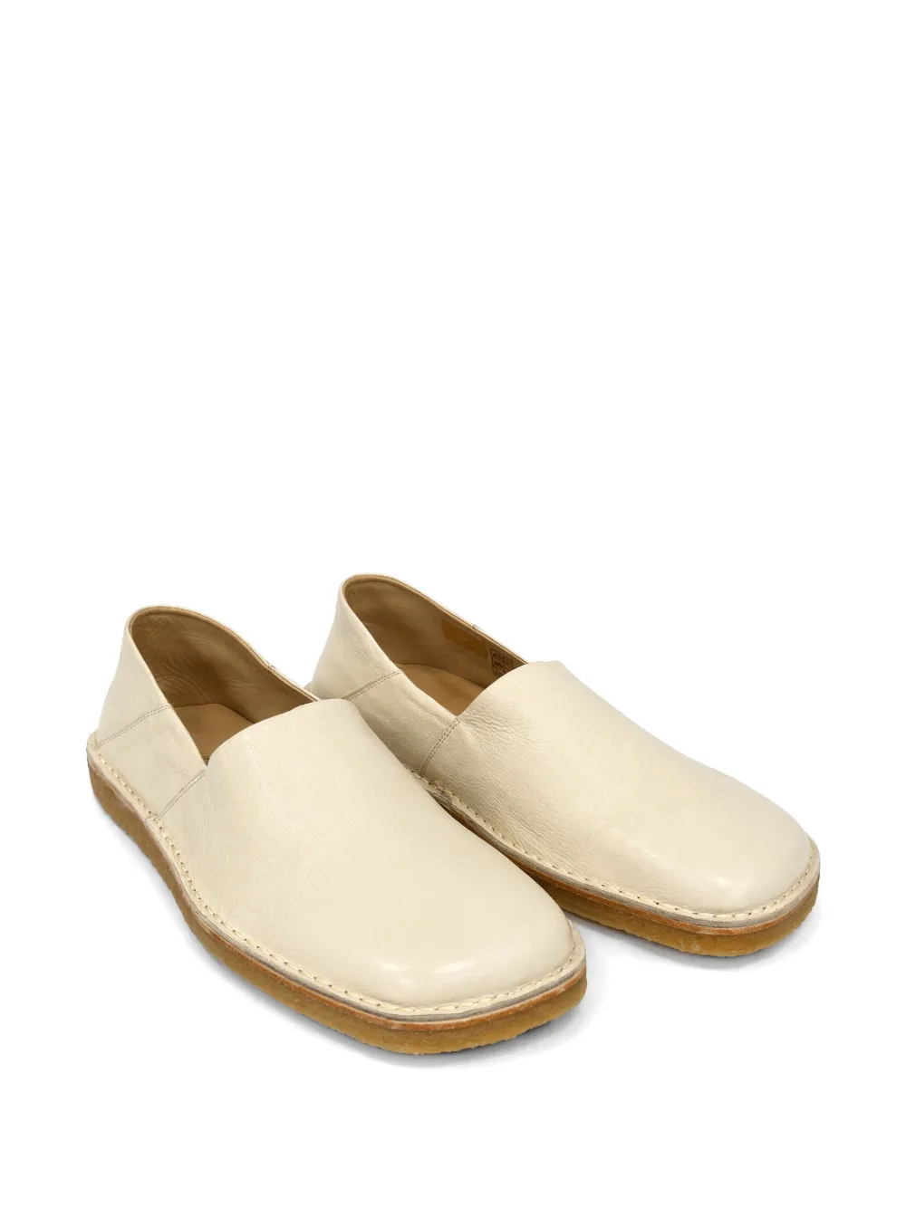 LEMAIRE square slip-on loafers Beige
