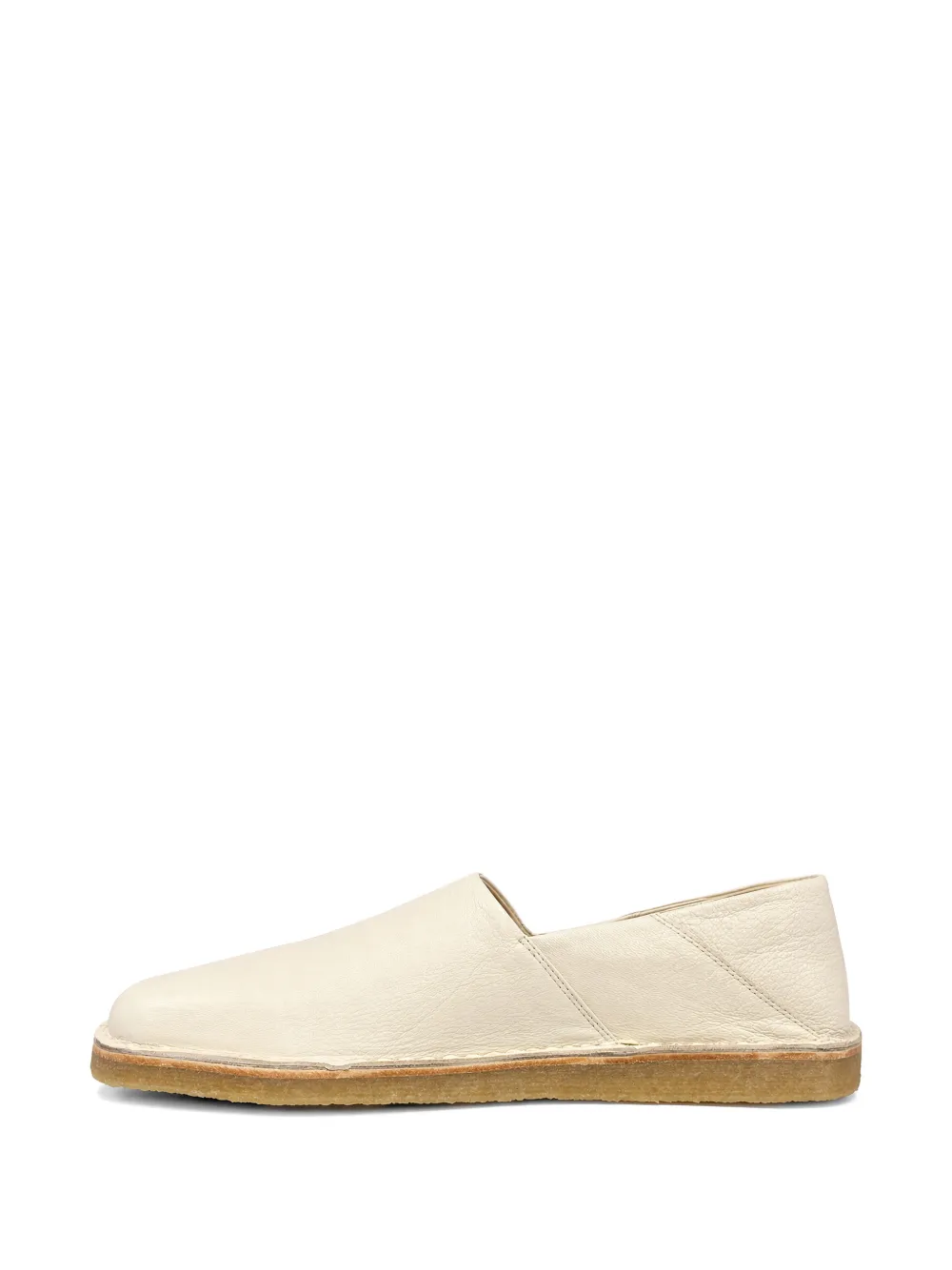 LEMAIRE square slip-on loafers Beige