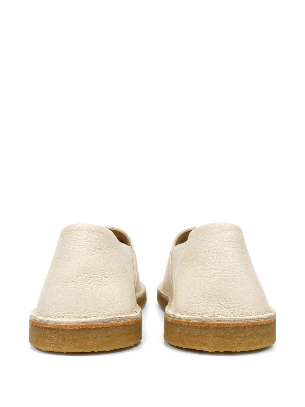 LEMAIRE square slip-on loafers Beige