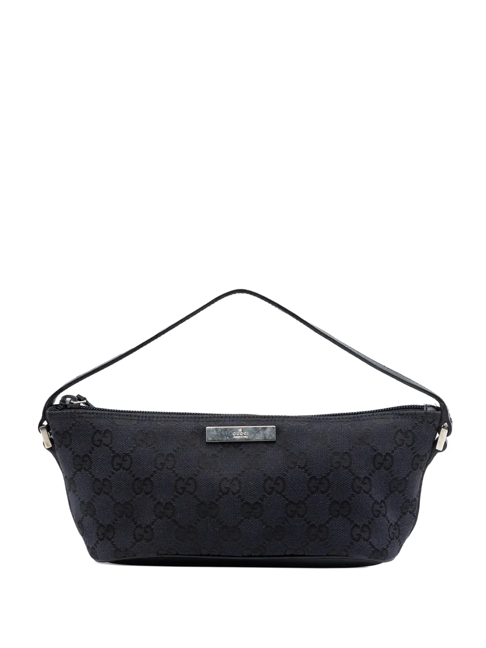 Gucci Pre-Owned 2000-2015 GG Canvas Boat shoulder bag - Nero