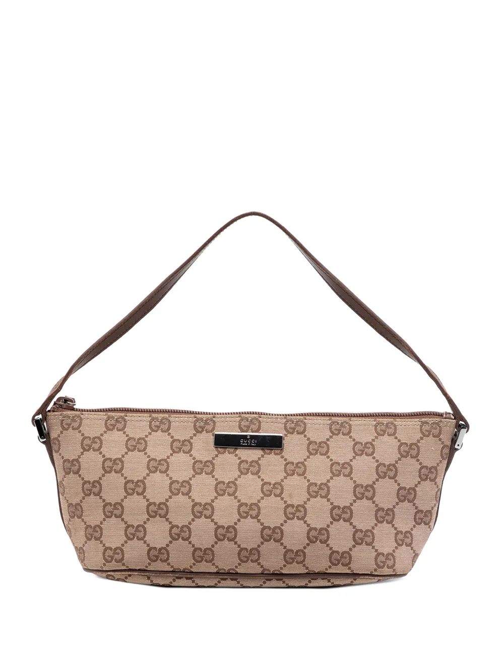 Gucci Pre-Owned 2000-2015 GG Canvas Boat shoulder bag - Toni neutri