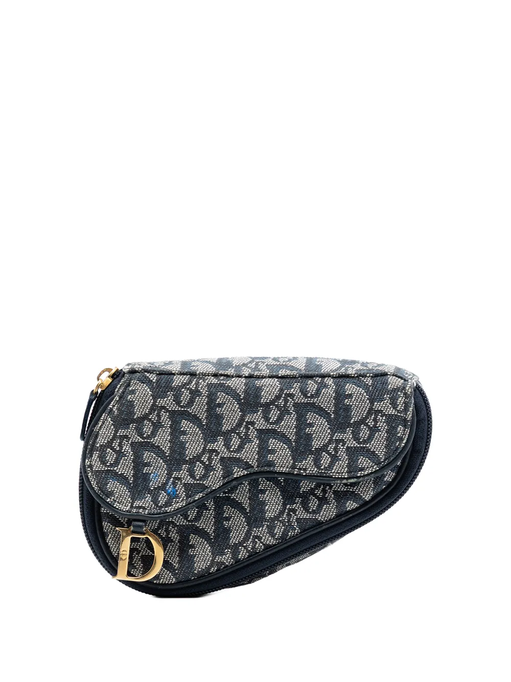 Christian Dior Pre-Owned 1998 Diorissimo Canvas Saddle pouch - Blu