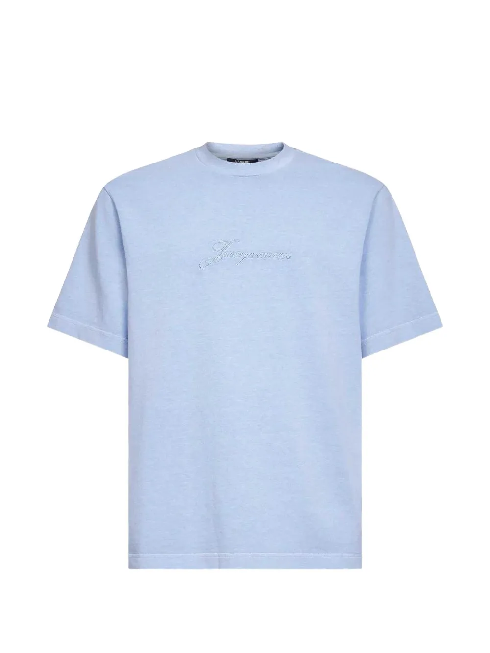 Jacquemus The Pigmento logo-embroidered T-shirt - Blu