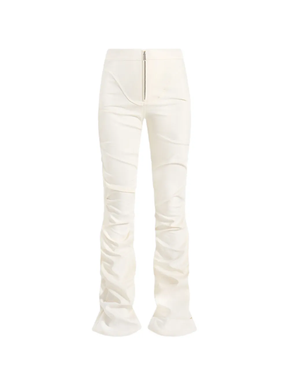 Manière De Voir Caroline ruched-detail trousers - Nude