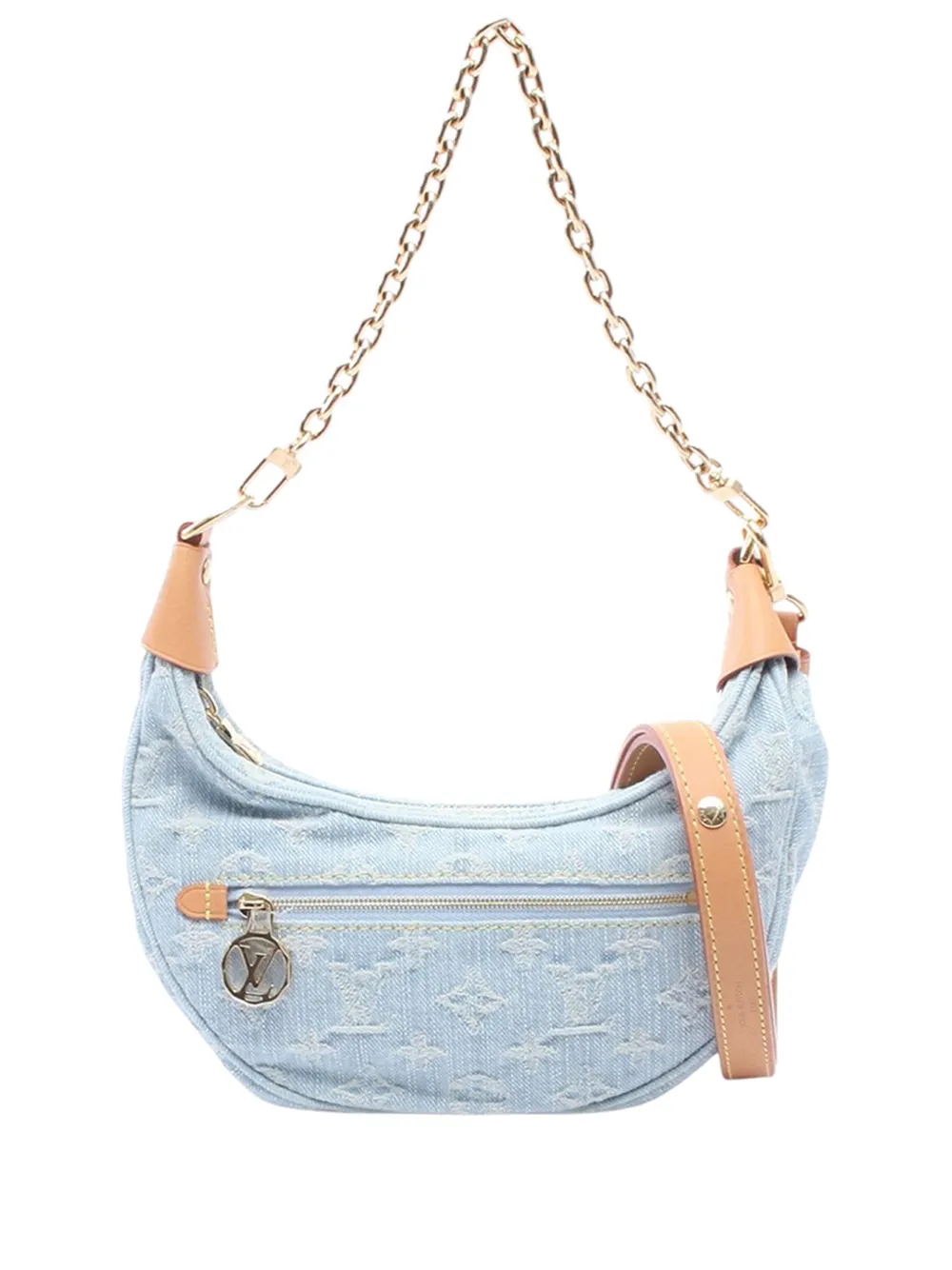 Louis Vuitton Pre-Owned 2021-2026 Monogram Denim Loop satchel - Blu