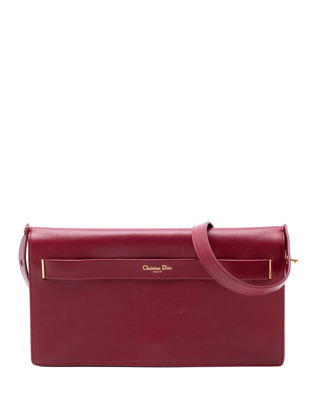 Christian Dior Pre-Owned 2017 Leather Convertible Flap shoulder bag - Rot