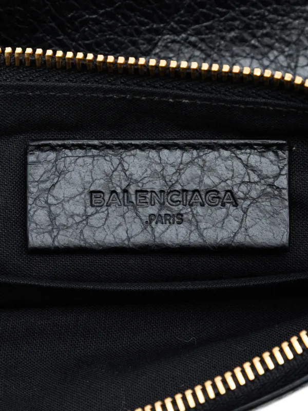 Balenciaga Pre-Owned 2016 Lambskin Motocross Giant 12 Zip Around