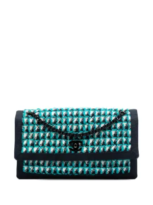CHANEL Pre-Owned Timeless ツイード ショルダーバッグ | ブルー 